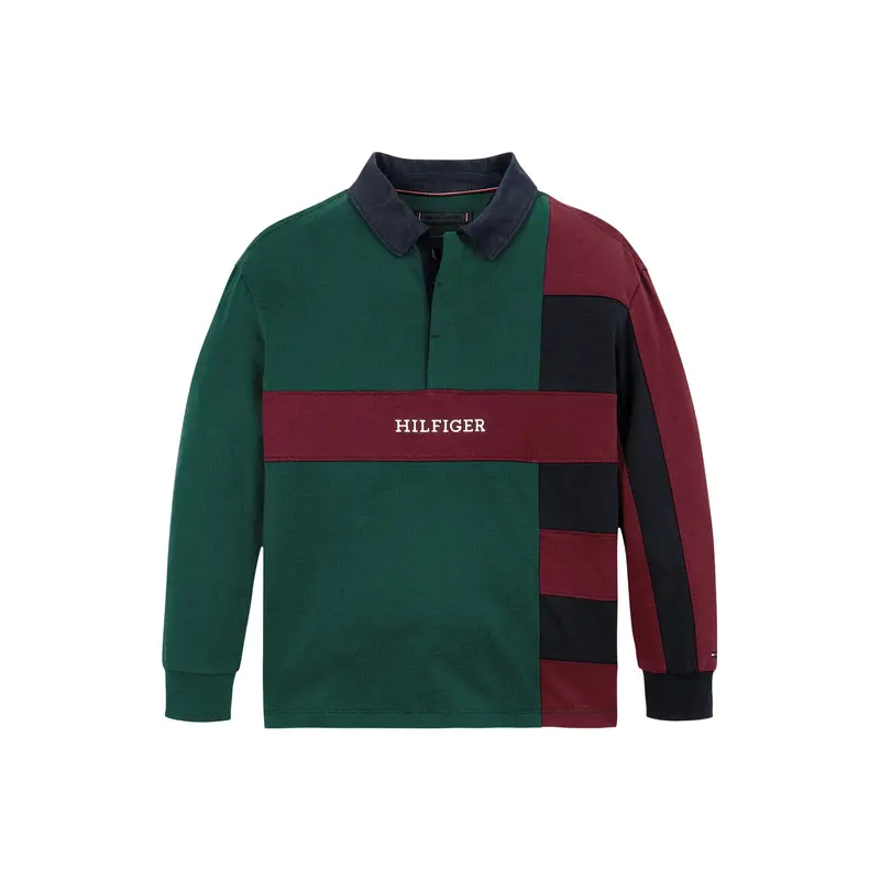 Colour-Blocked Long Sleeve R