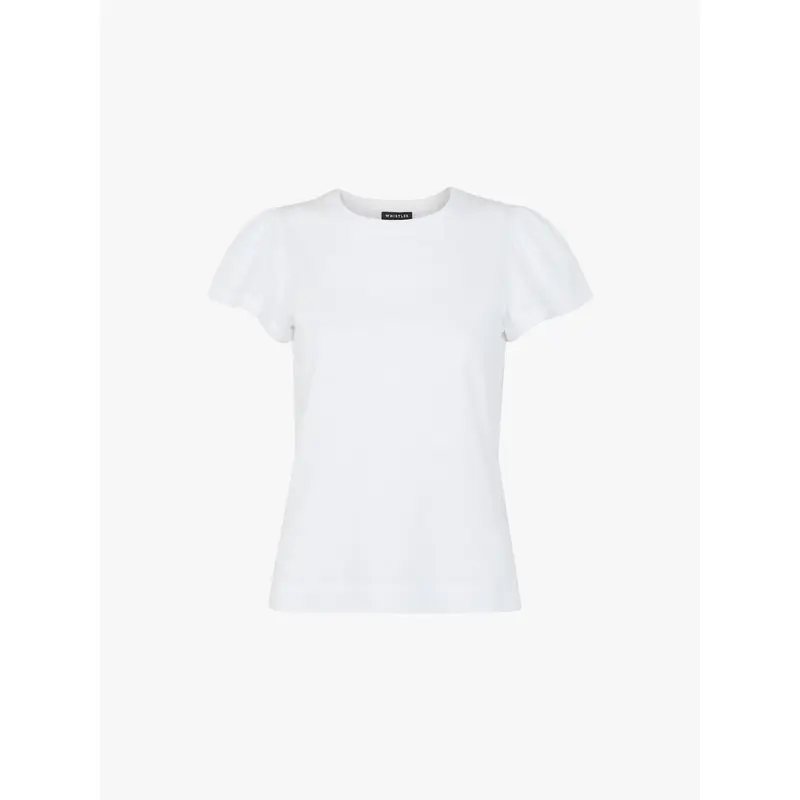 Cotton Frill Sleeve T Shirt