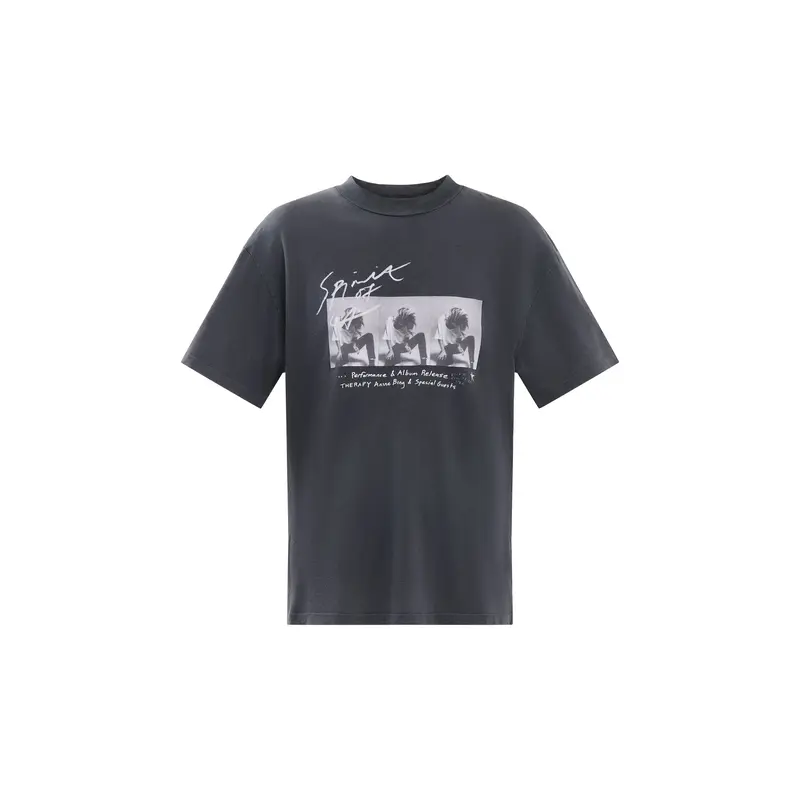 Ashton Tee Concert Washed Black