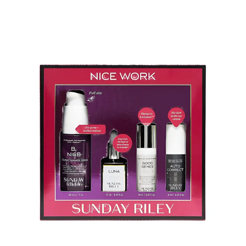Sunday Riley - Nice Work Niacinamide 4-pc Set