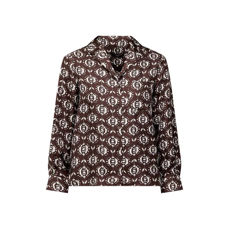 Weekend Oncia Printed Silk Shirt