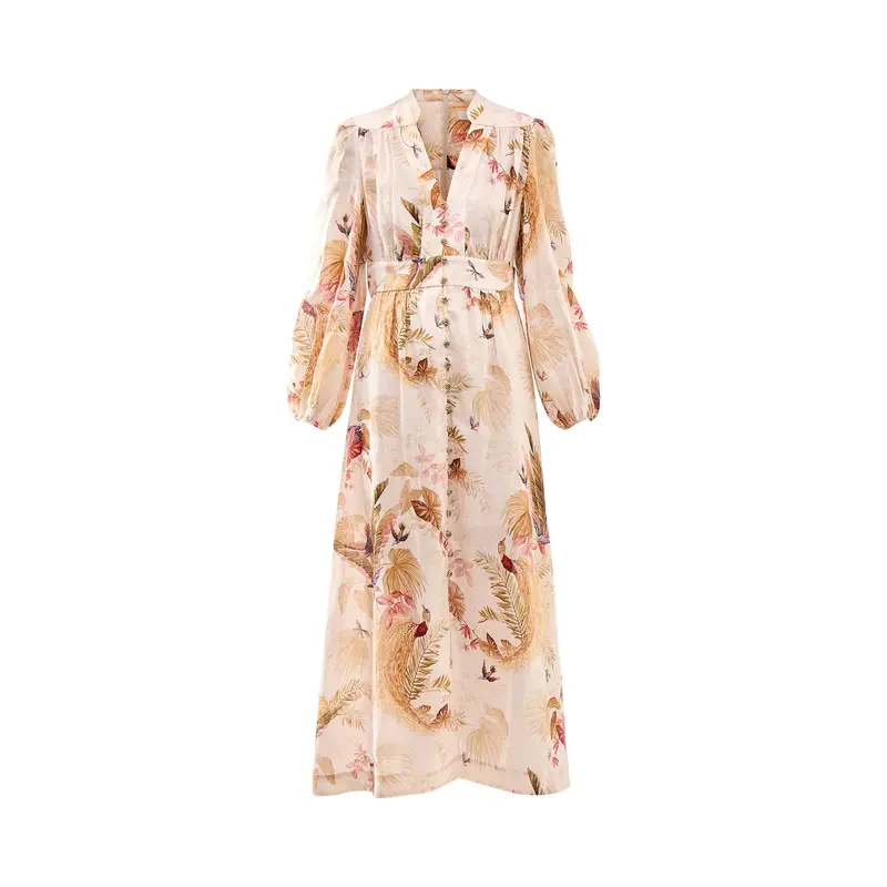 Ascension Plunge Midi Dress