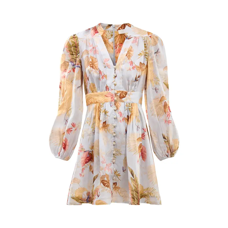 Ascension Plunge Mini Dress