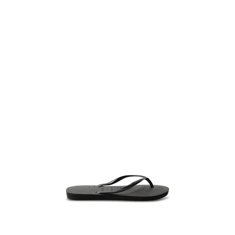 Slim Black Sandal
