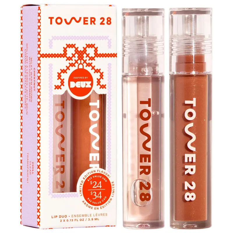 Tower 28 - Lip Drip Cookie Butter Lip Gloss Set