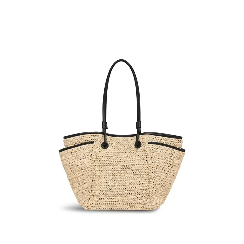 Zoelle Straw Tote Bag