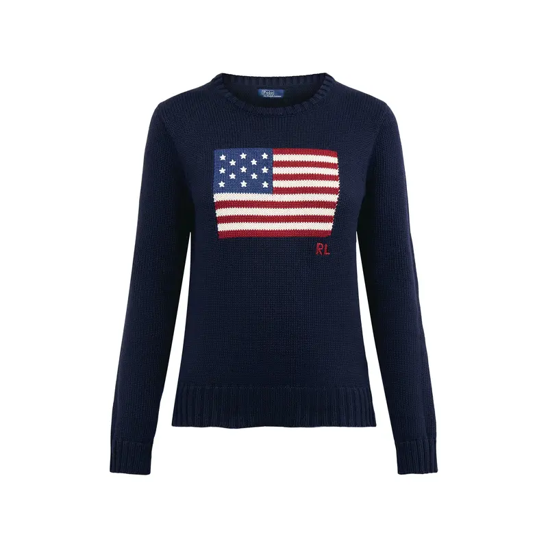 Flag Long Sleeve Pullover
