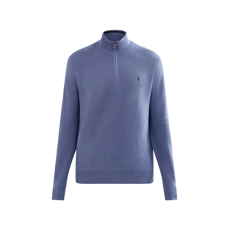 Textured Cotton 14 Zip