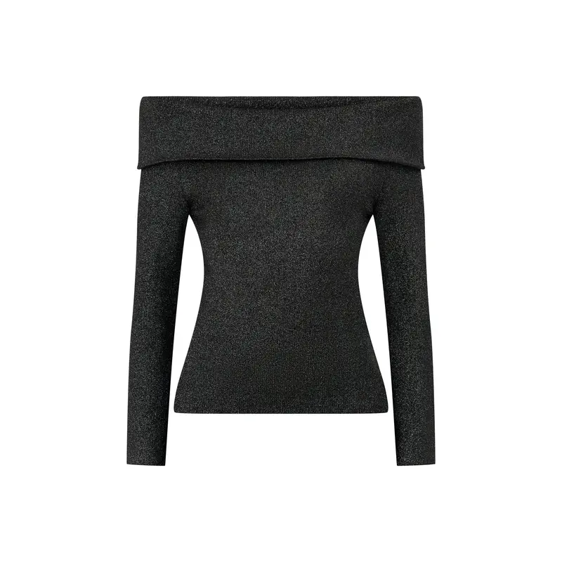 Cirella Knitted Off Shoulder Top