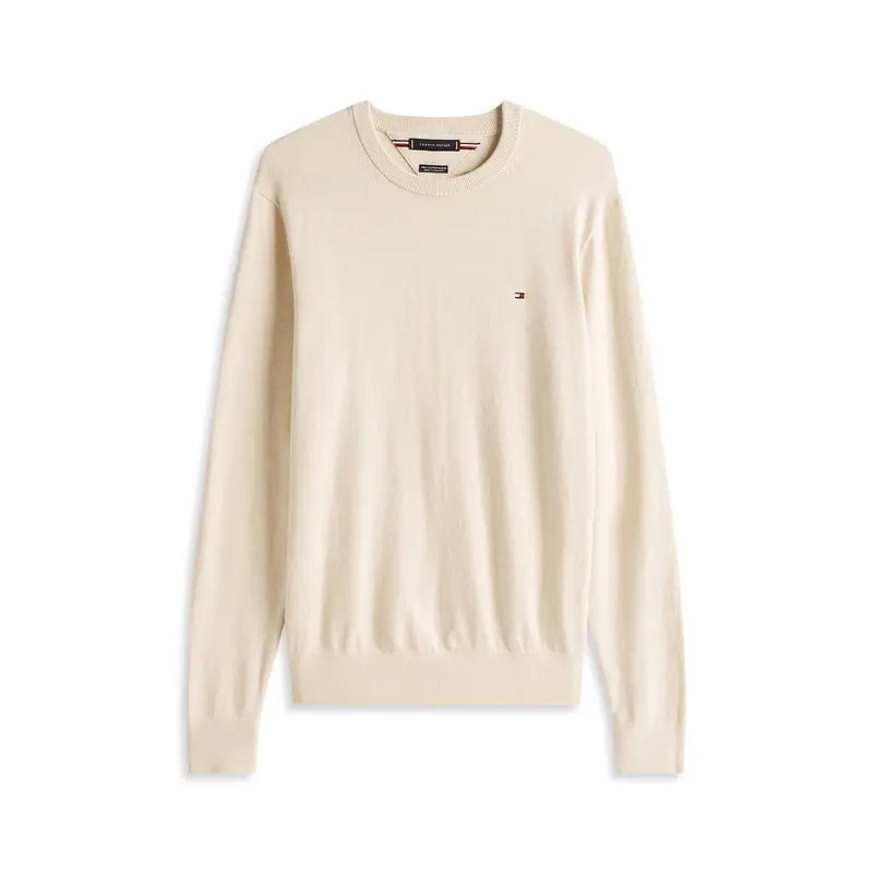 Crew Neck Jumper with Cashmere