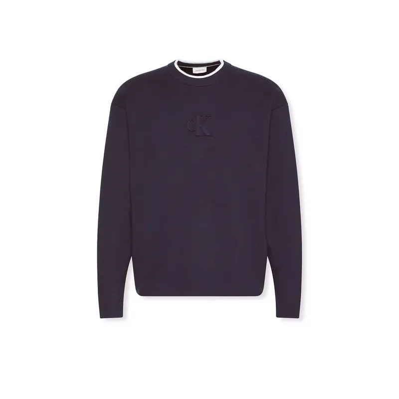 Embossed Monogram Relaxed Sweater