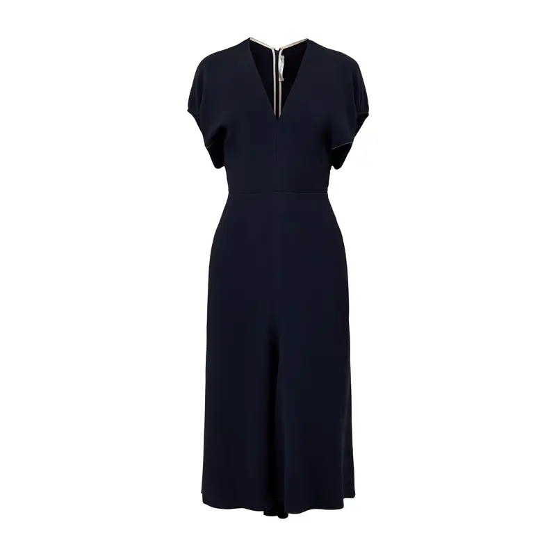 Blouson Detail Midi Dress