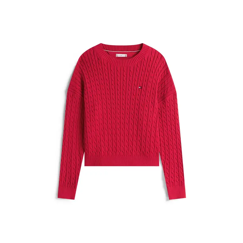 Kids Relaxed Cable Knit Jumper