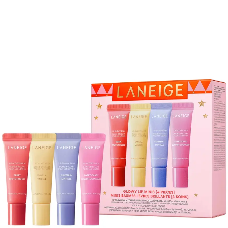 LANEIGE - Mini Lip Glowy Balm Set (Version 2) 2025-2026