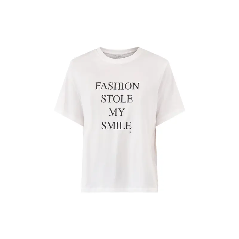 Slogan Tee Fashion Stole My Smile