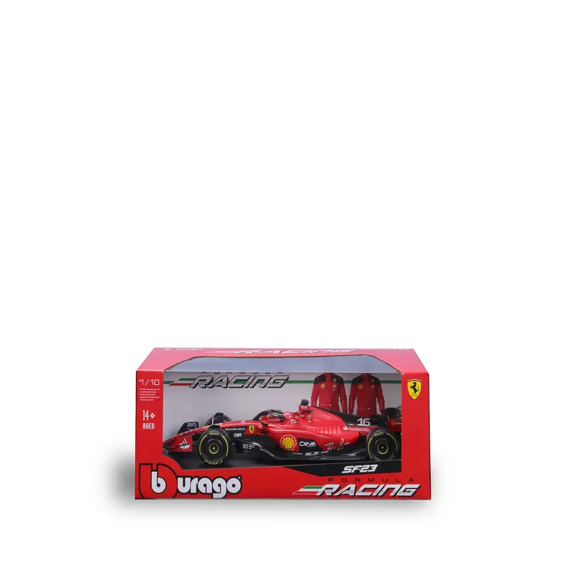 1:18 F1 Ferrari Sf-23 Leclerc With Helmet Model Car
