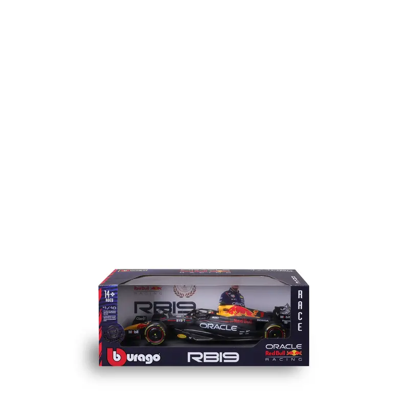 1:18 F1 Red Bull Racing Rb19 Verstappen With Helmet Model Car