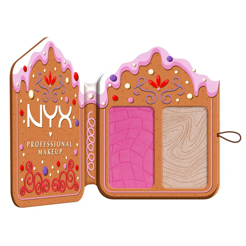 NYX - Holiday Buttermelt Face Palette | LIGHT/MEDIUM - Light fuchsia with soft nude