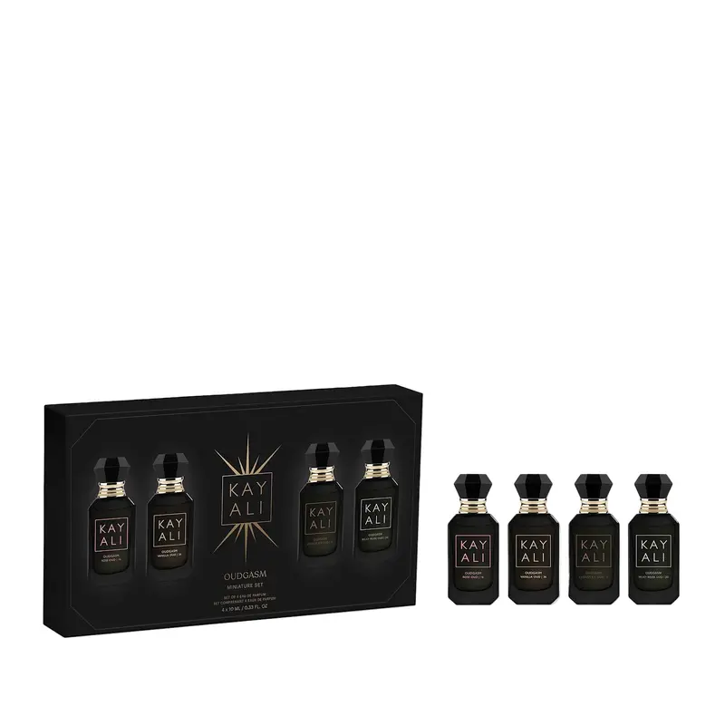 KAYALI - Oudgasm Miniature Set | (Vanilla, Rose, Milky Musk, Chocolate)
