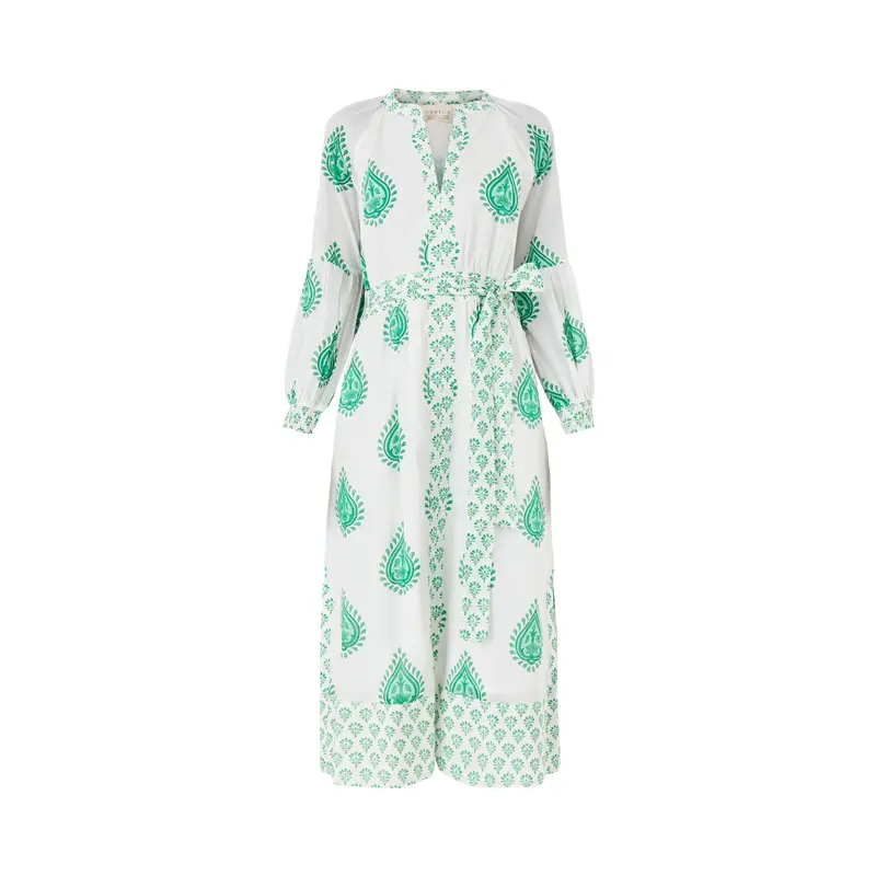 Cara Block Print Dress