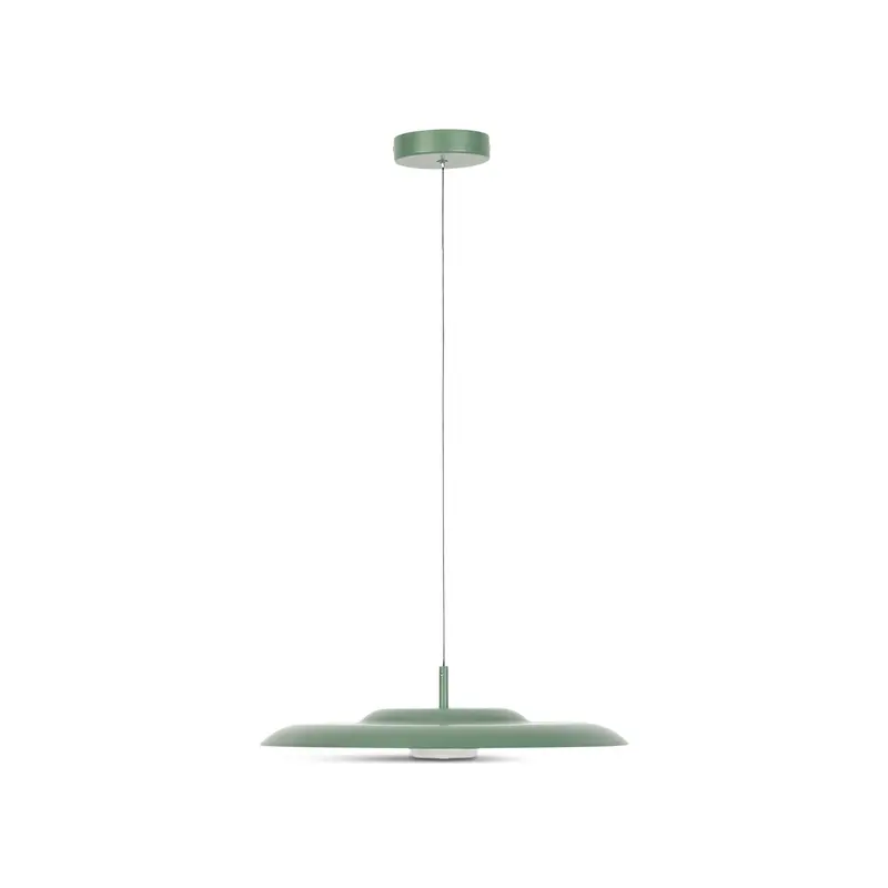 Diner LED Metal Pendant Large Sage