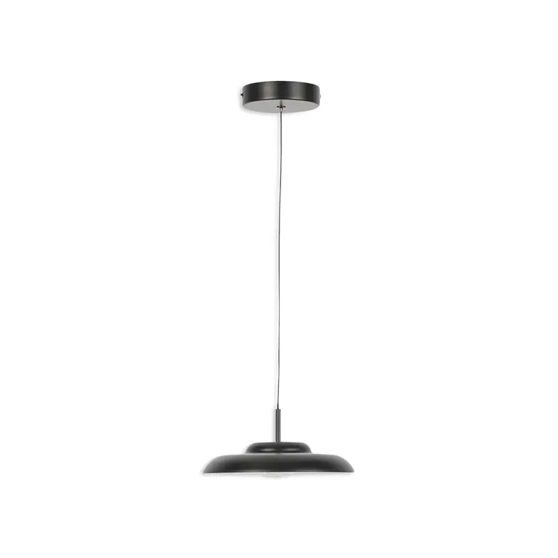 Diner LED Metal Pendant Small Black