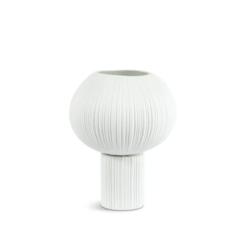 Sea Urchin Porcelain Table Lamp White