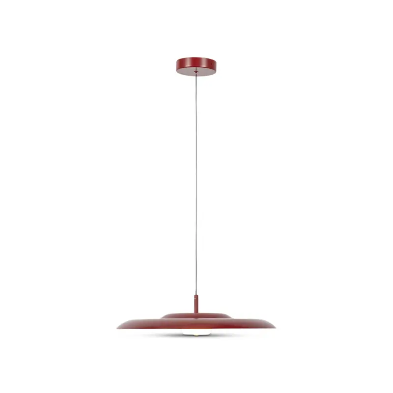 Diner LED Metal Pendant Large Ruby