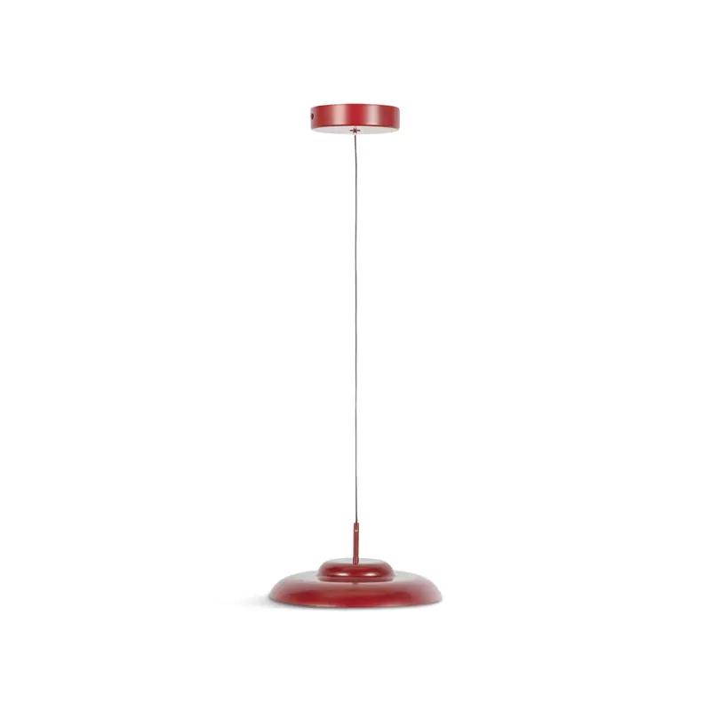 Diner LED Metal Pendant Small Ruby