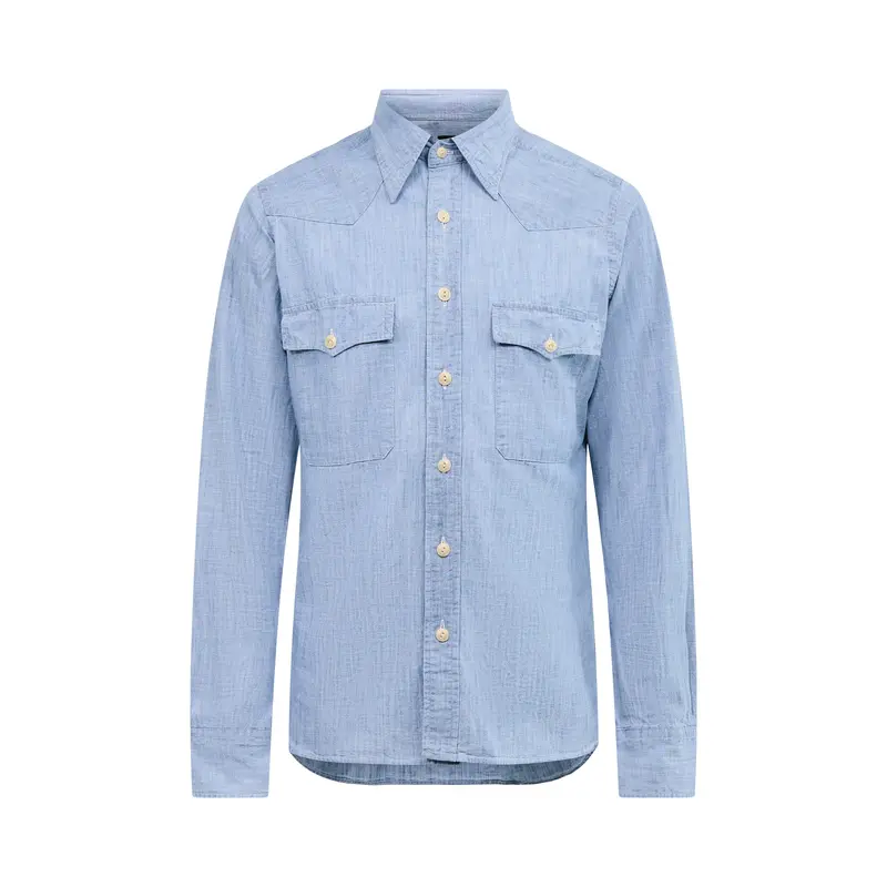 Chambray Western Shirt