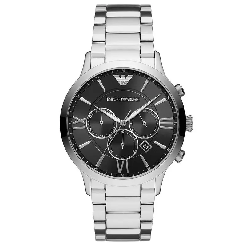 Emporio Armani AR11208 Men's Black Chronograph Watch