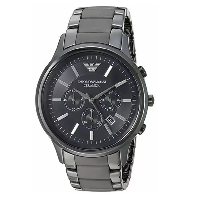 Emporio Armani Men's Chronograph Watch Ceramica Black AR1451