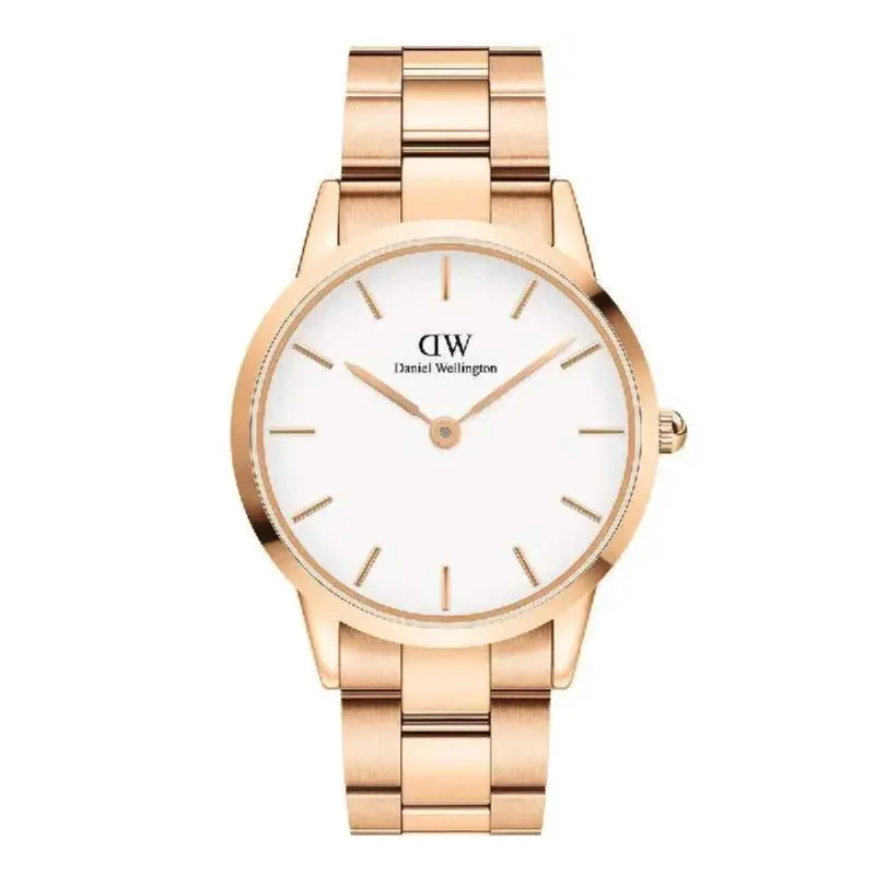 Daniel Wellington Iconic Link Men's Rose Gold Watch DW00100343
