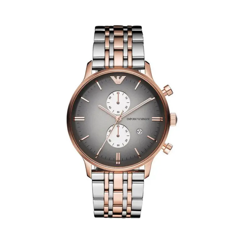 Emporio Armani Men's Gianni Chronograph Watch Two Tone AR1721