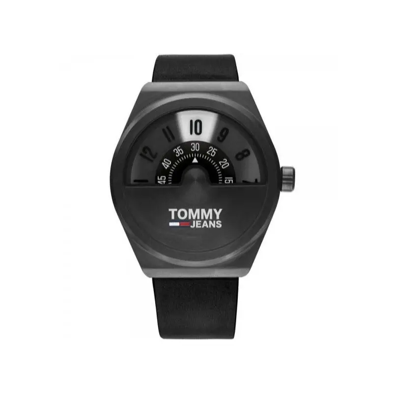 Tommy Hilfiger Men's Watch Monogram Pop Black 1791773