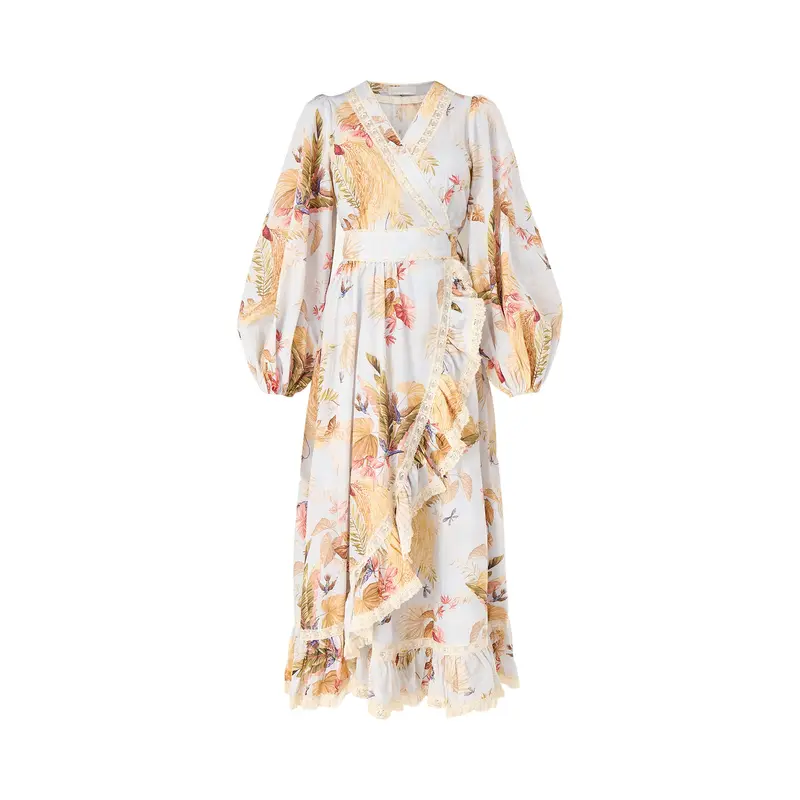 Ascension Frill Midi Dress