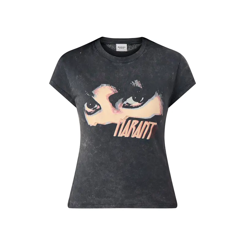 Eloane-Ga Logo Faded Baby Te