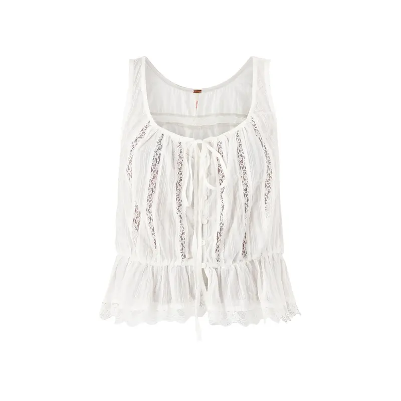 Alana Lace Ladder Sleeveless Tank