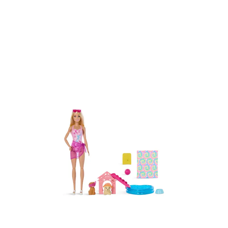 Barbie Puppy Pool Party