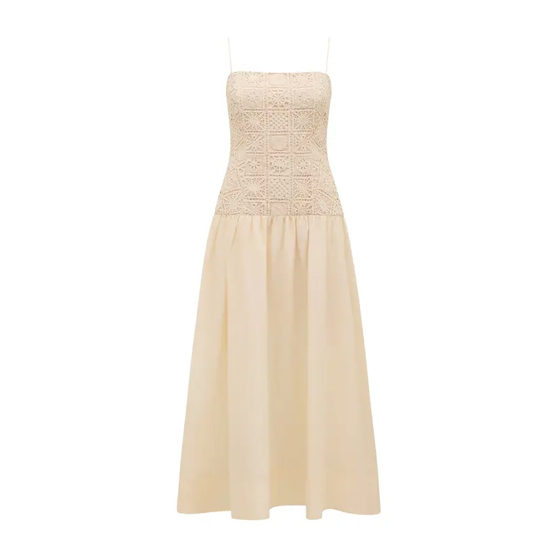 Cara Crochet Midi Dress