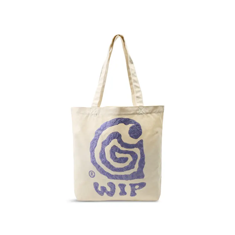 Canvas Graphic Tote Cotton Natural