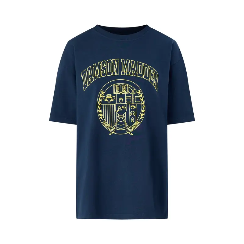 Damson Collegiate Short Sleeve Tee Navy