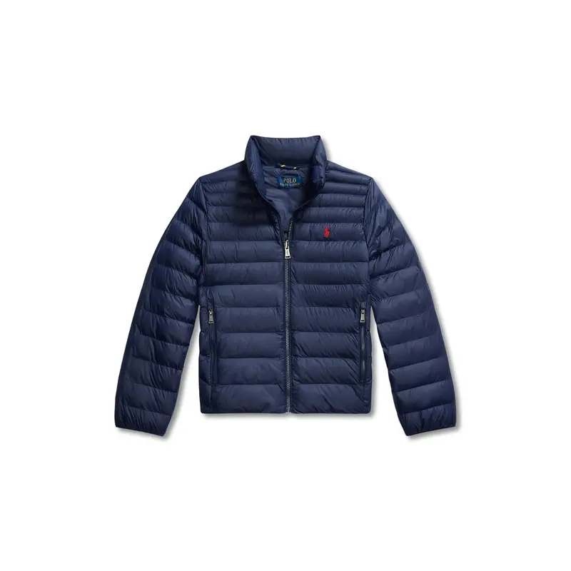 Zipped Padded Jacket Navy