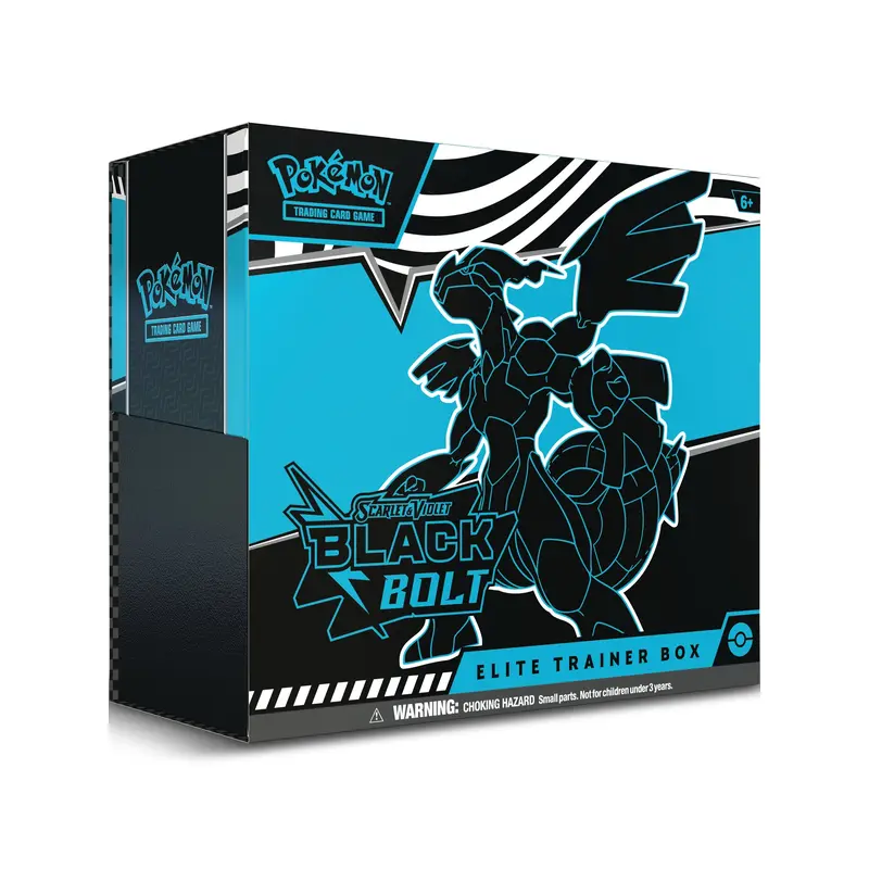 Pokemon TCG: Scarlet & Violet 10.5 - Black Bolt - Elite Trainer Box Zekrom