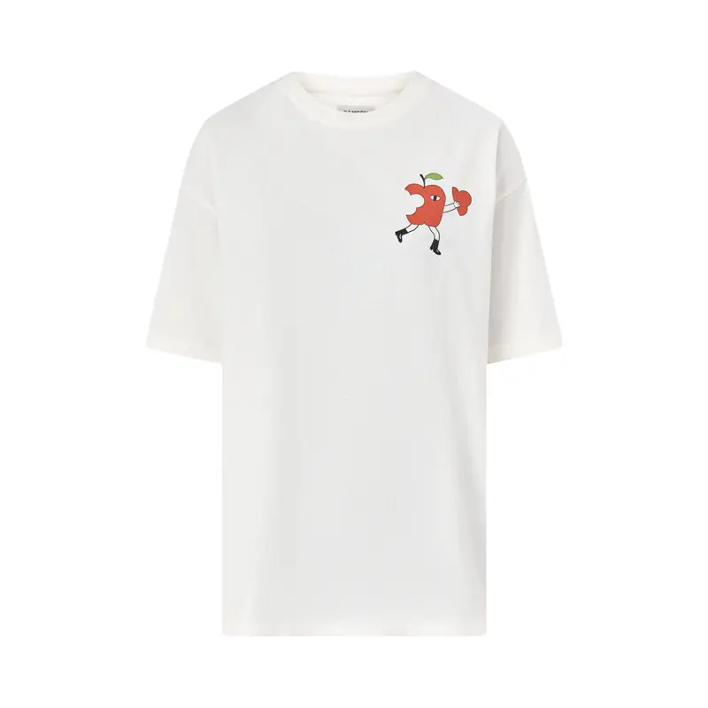 Apple Peel Short Sleeves Tee Ecru