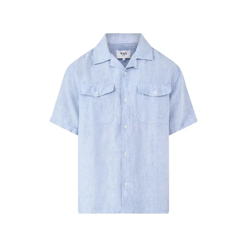 Bartlett Two Tone Linen Short Sleeves Shirt