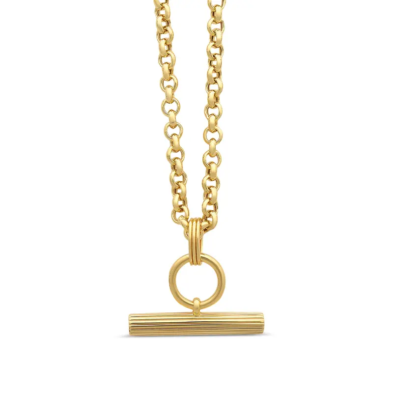 Chunky Personalised T-Bar Necklace