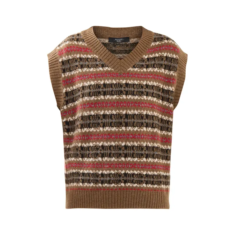 Fleres Knitted Fairisle Vest