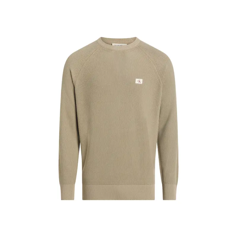 Ribbed Crew Neck Jumper