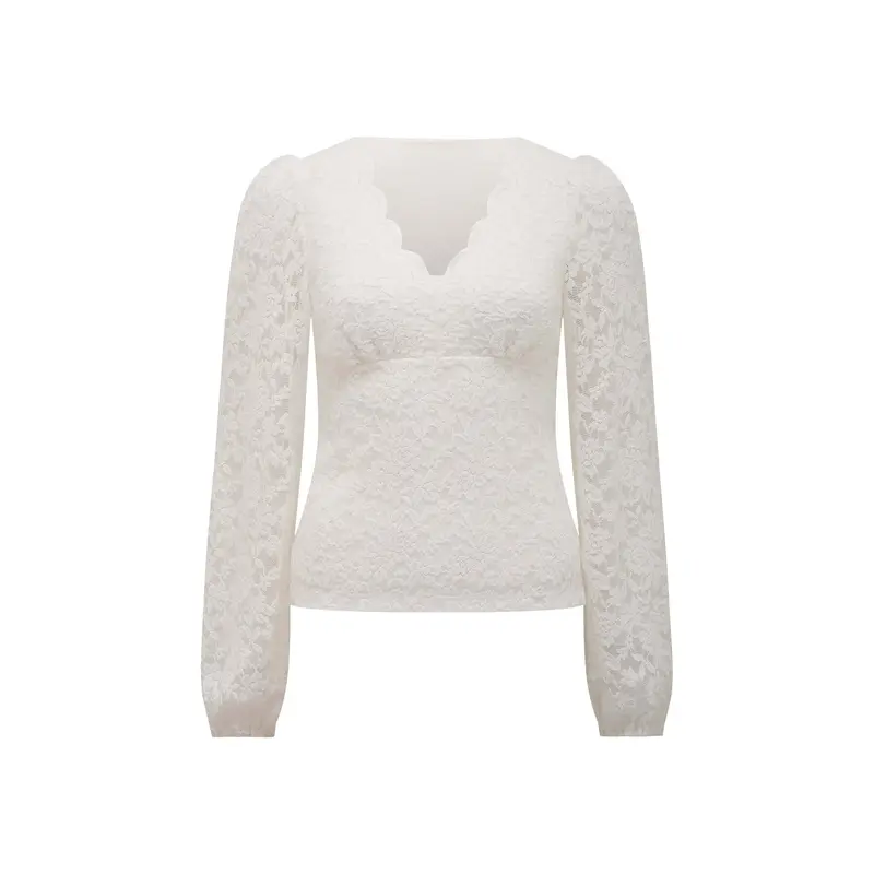 Yianna Lace Long Sleeves Top
